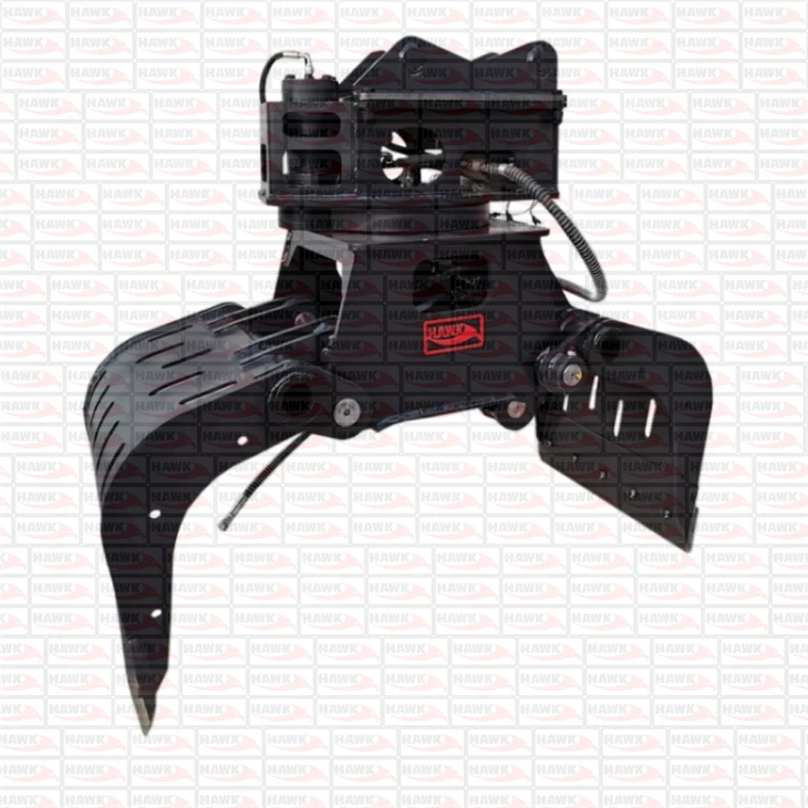 Excavator Mounted Rotating Demolition Hydraulic Grapples