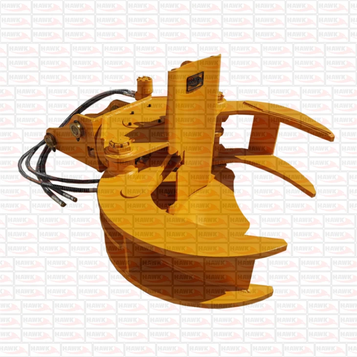 Single Grapple Excavator Tree Shear