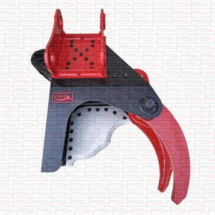 Single Grapple Excavator Tree Shear