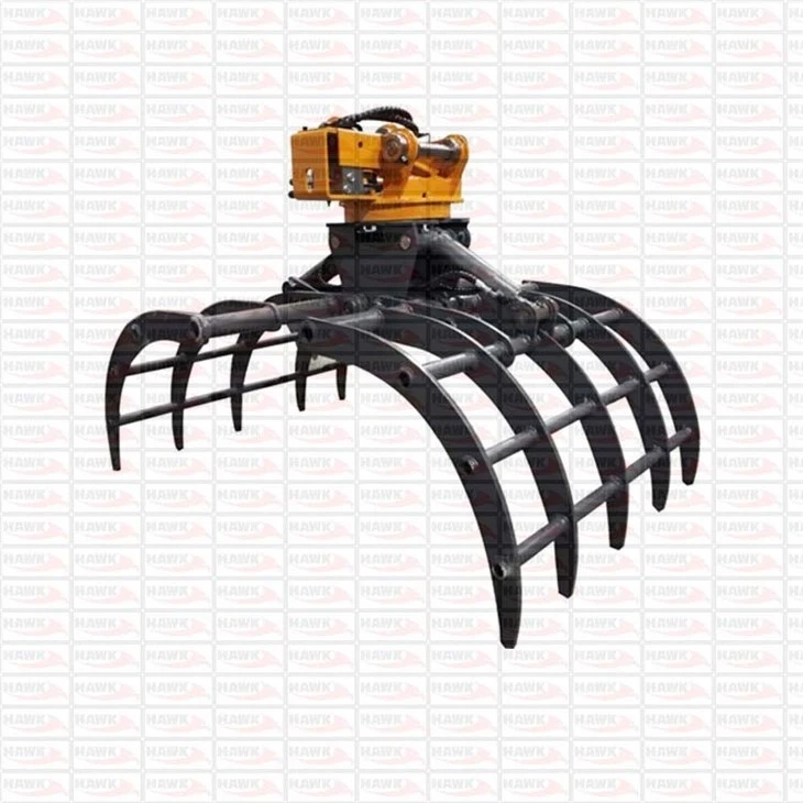 Hydraulic Grass Grapple Attachment
