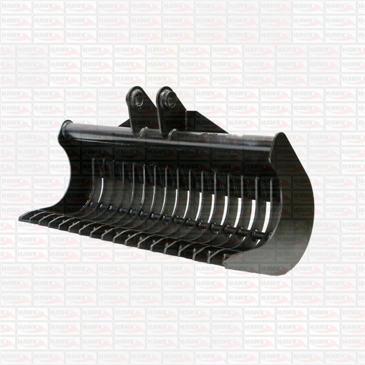 Mini Digger Rake Bucket